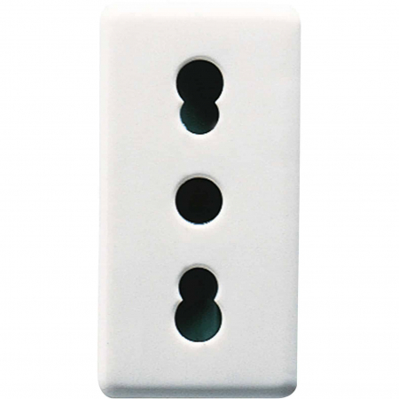 Doze si aparataj modular - Priza modulara 2P+E Gewiss, alb, 1M, 16A, System,