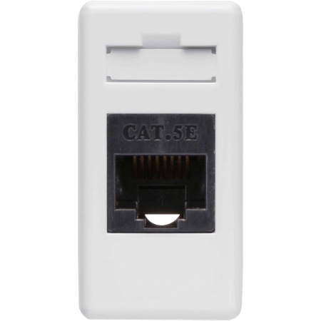 Doze si aparataj modular - Priza modulara UTP RJ45 Gewiss, cat.5e, alb, 1M, System