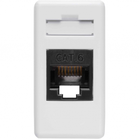 Doze si aparataj modular - Priza modulara UTP RJ45 Gewiss, cat.6, alb, 1M, System