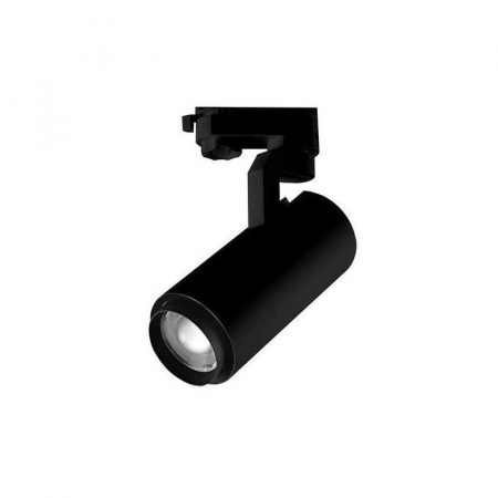 Surse de iluminat tehnic si accesorii - Proiector LED pentru sina magnetica 4 linii PRO 30W, culoarea luminii reglabila, unghi reglabil, 2700lm, 220V, negru, Eurolamp