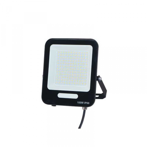 Proiectoare - Proiector LED SMD negru 100W , 12000lm, 6500k lumina rece, IP66, 160-265V, Eurolamp