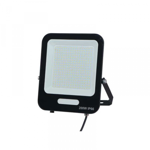 Proiectoare - Proiector LED SMD negru 200W , 24000lm, 6500k lumina rece, IP66, 160-265V, Eurolamp