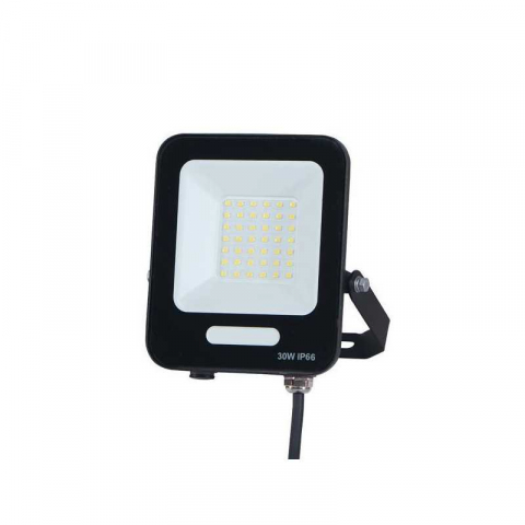 Proiectoare - Proiector LED SMD negru 30W , 3600lm, 6500k lumina rece, IP66, 160-265V, Eurolamp