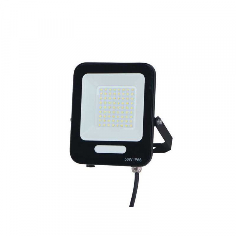 Proiectoare - Proiector LED SMD negru 50W, 6000lm, 6500k lumina rece, IP66, 160-265V, Eurolamp