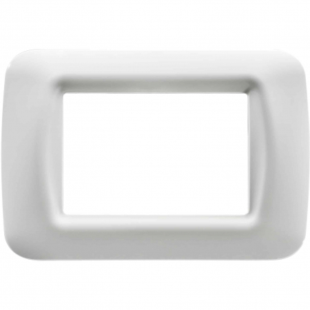 Doze si aparataj modular - Rama decorativa aparataj modular Gewiss, elipsa, 3M, alb, Top System