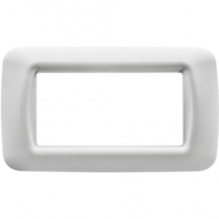 Doze si aparataj modular - Rama decorativa aparataj modular Gewiss, elipsa, 4M, alb, Top System