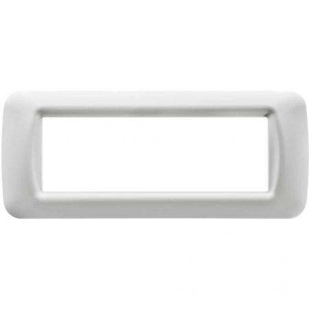 Doze si aparataj modular - Rama decorativa aparataj modular Gewiss, elipsa, 6M, alb, Top System