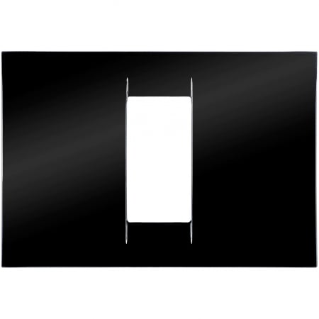 Doze si aparataj modular - Rama decorativa aparataj modular Gewiss, rectangulara, 1M, negru, Virna