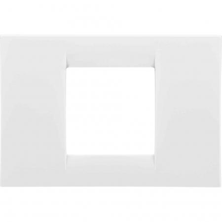 Doze si aparataj modular - Rama decorativa aparataj modular Gewiss, rectangulara, 2M, alb, Virna