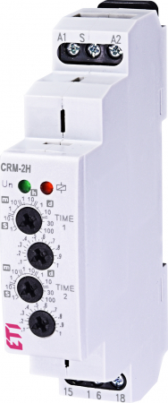 Relee si contactoare modulare - Releu de timp CRM-2H UNI