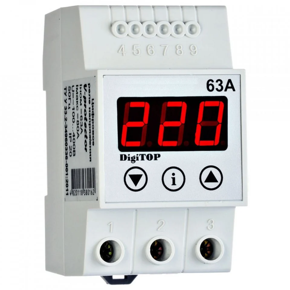 DigiTop - Releu protectie tensiune monofazic VP-63A Digitop 380162