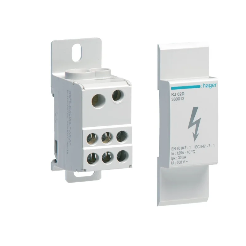 Cleme si accesorii - Repartitor modular KJ02D, 125A, 1x36