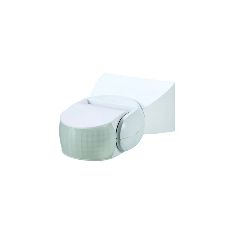 Senzori de miscare, crepusculari si ceasuri programabile - Senzor de miscare cu infrarosu alb pentru perete, max. 300W, 5.5A, 220-240V, IP65, Eurolamp