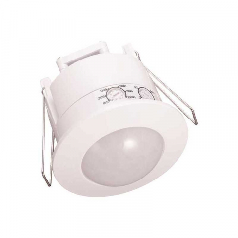 Iluminat - Senzor de miscare cu infrarosu incastrat, 300W, 220-240V, IP20, ALB, Eurolamp