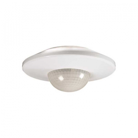 Accesorii pentru iluminat - Senzor de prezenta slim cu infrarosu aplicat 230V, 360grade, max 150W LED, 10A, max 20 metri, IP20, Eurolamp