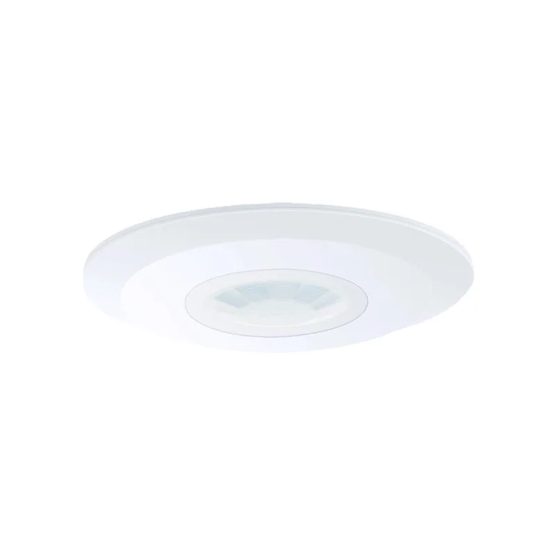 Senzori de miscare, crepusculari si ceasuri programabile - Senzor miscare cu infrarosu SLIM alb pentru tavan, max. 1000W, 9A, 220-240V, IP20, Eurolamp