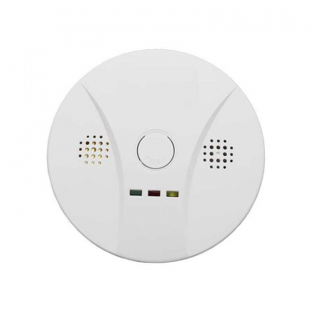 Senzori de miscare, crepusculari si ceasuri programabile - Senzor pnetru monoxid de carbon pe baterie 85dB IP20, Eurolamp