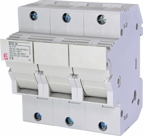 Separatoare sigurante fuzibile - Separator cu fuzibil EFD 14 3p