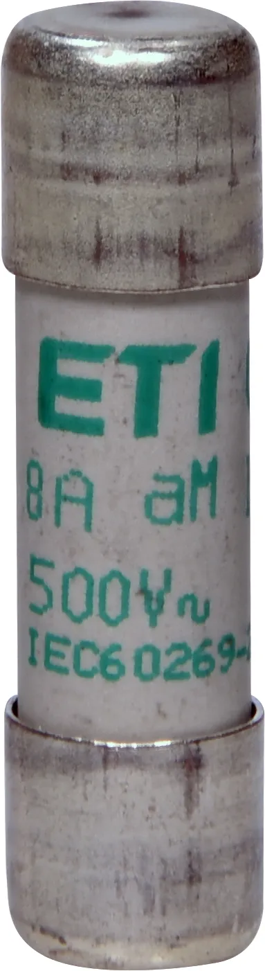 Separatoare si sigurante fuzibile - Siguranta fuzibila CH10x38 aM 8A/500V