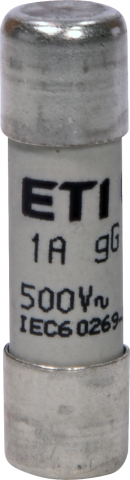 Sigurante fuzibile tip C, dimensiune 10x38 - Siguranta fuzibila CH10x38 gG 1A/500V