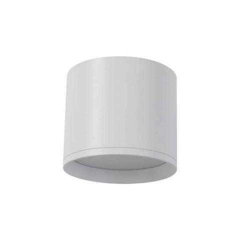 Spoturi tavan - Spot alb din aluminiu aplicat 10W , 3CCT 2700K/4000K/6500K, 650lm, IP20, 100x86mm, Eurolamp