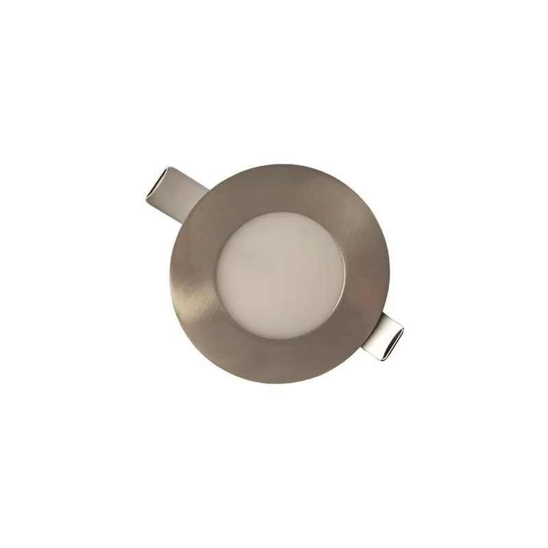 Corpuri de iluminat - Spot LED Plus slim satin, 3W, 4000K lumina neutra, 270lm, 85-265V,Ø85, IP20 Eurolamp