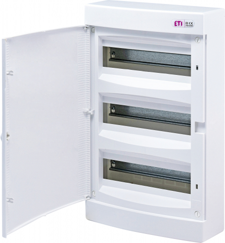 Tablouri electrice - PT - Tablou electric 36 module montaj aparent, usa alba, IP40 ECT36PO