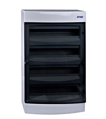 Tablouri electrice - PT - Tablou electric 72 module, PT, 4 rânduri, ușă transparentă, IP40