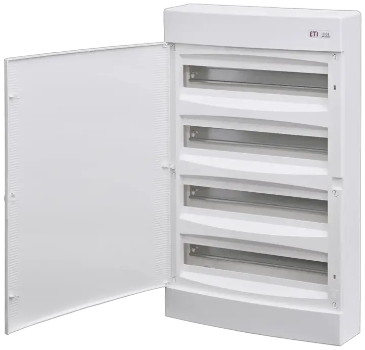 Tablouri electrice - PT - Tablou electric 72M (4x18) aparent ușă albă ECT4x18PO
