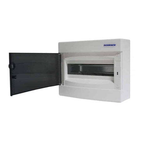 Tablouri electrice - PT - Tablou electric aplicat, 12 module, 1X12, cu usa transparenta, TOPO, IP40