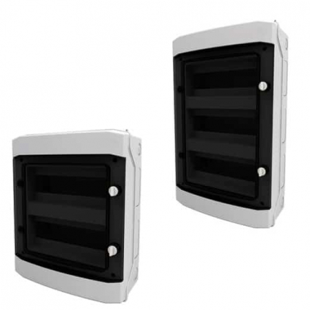 Tablouri electrice - Tablou electric aplicat, 24 module, 2x12, aplicatii fotovoltaice, IP65, usa transparenta