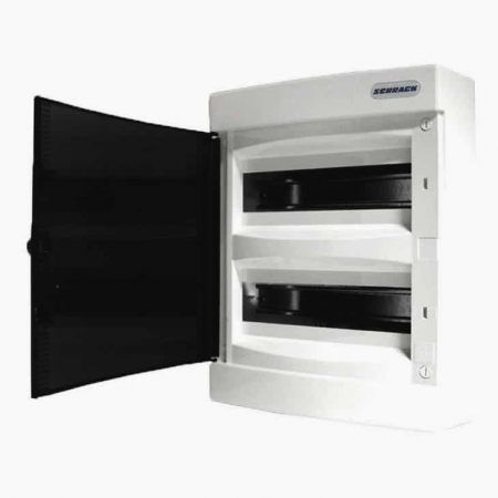 Tablouri electrice - PT - Tablou electric aplicat, 24 module, 2x12, cu usa transparenta, TOPO, IP40