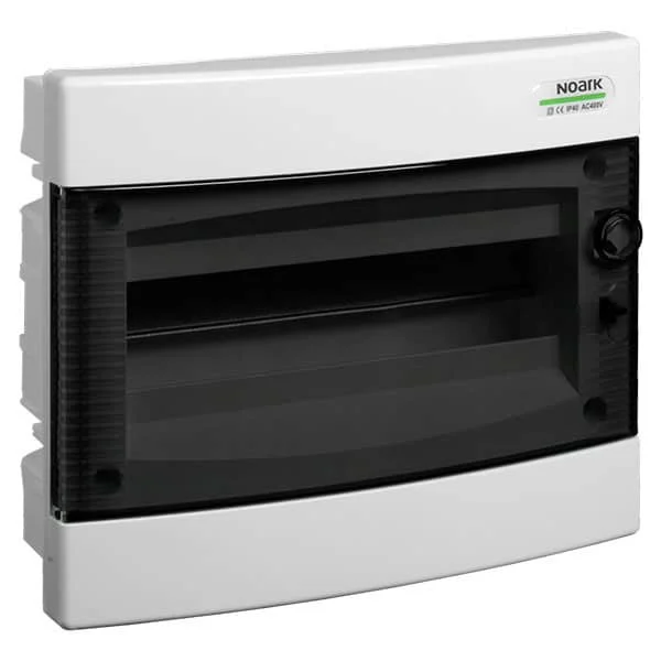Tablouri electrice - Tablou electric PVC, 12 module, incastrat, Noark, IP40, cu usa transparenta, PNF