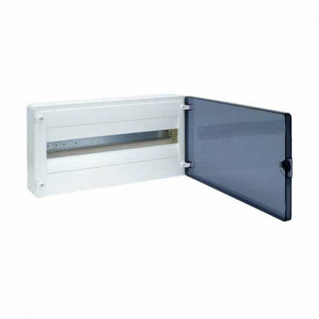 Tablouri electrice - PT - Tablou electric PVC, 22 module, aplicat, Hager, IP40, cu usa transparenta