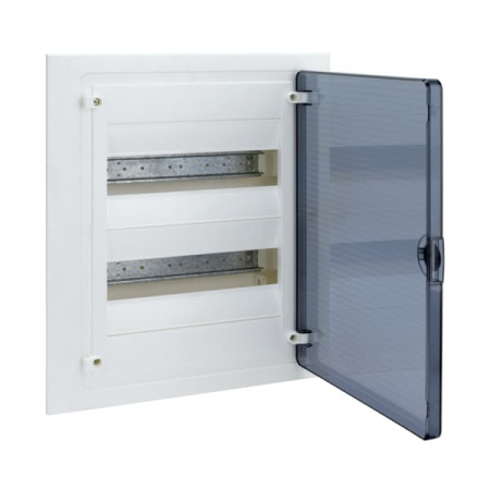 Tablouri electrice - ST - Tablou electric PVC, 24 module, 2X12, incastrat, Hager, IP40, cu usa transparenta