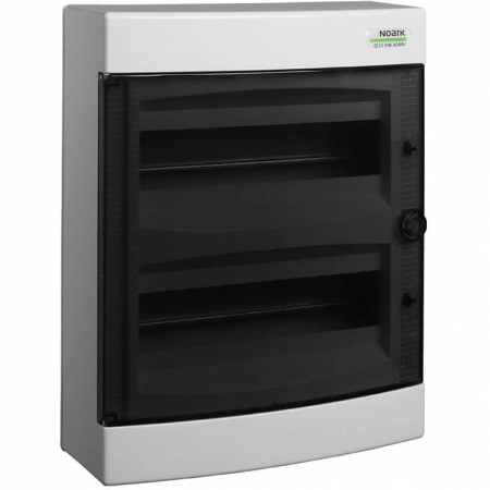 Tablouri electrice - PT - Tablou electric PVC, 24 module, aplicat, Noark, IP40, cu usa transparenta