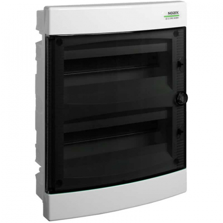 Tablouri electrice - Tablou electric PVC, 24 module, incastrat, Noark, IP40, cu usa transparenta, PNF