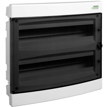 Tablouri electrice - ST - Tablou electric PVC, 36 module, 2X18, incastrat, Noark, IP40, cu usa transparenta