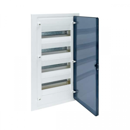 Tablouri electrice - ST - Tablou electric PVC, 48 module, 4X12, incastrat, Hager, IP40, cu usa transparenta