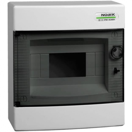 Tablouri electrice - PT - Tablou electric PVC, 8 module, aplicat, Noark, IP40, cu usa transparenta