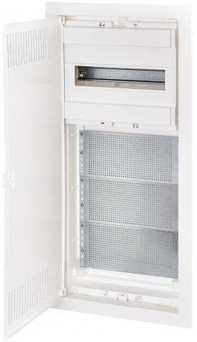 Tablouri electrice - Tablou sigurante 1x14x3 Module si multimedia, (14 module curent+42 module multimedia) COMBO incastrat, ECG56COMBO3/1-I