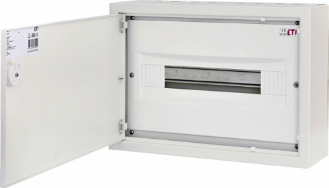 Tablouri electrice aparente - usa metal - Tablou sigurante, montaj aparent, din metal, 18 module, IP30, WRP18-1