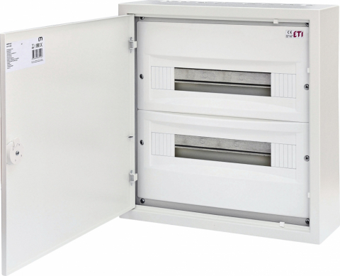 Tablouri electrice aparente - usa metal - Tablou sigurante, montaj aparent, din metal, 36 module, IP30, WRP18-2