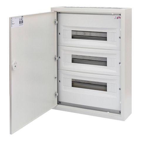 Tablouri electrice aparente - usa metal - Tablou sigurante, montaj aparent, din metal, 54 module, IP30, WRP18-3