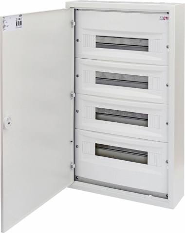 Tablouri electrice aparente - usa metal - Tablou sigurante, montaj aparent, din metal, 72 module, WRP 18-4