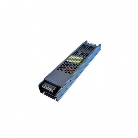 Banda LED si transformatoare - Transformator aluminiu slim pentru banda LED, 12V DC, 350W, IP20, 223x68x43, 200-240V, Eurolamp