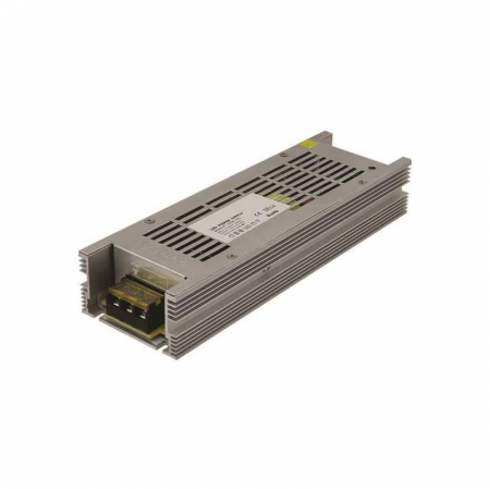 Banda LED si transformatoare - Transformator aluminiu slim pentru banda LED, 24V DC, 200W, IP20, 224x71x40, 200-240V, Eurolamp