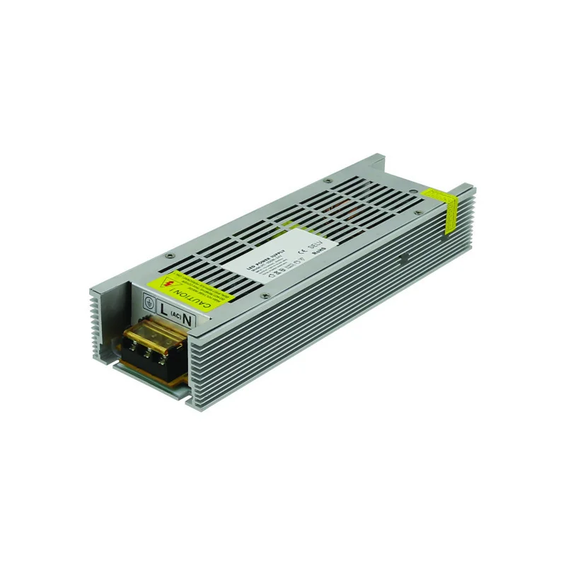 Iluminat - Transformator aluminiu slim pentru banda LED, 24V DC, 250W, IP20, 224x71x40, 200-240V, Eurolamp