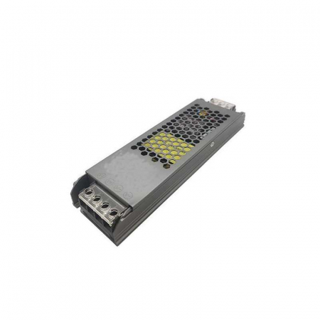 Banda LED si transformatoare - Transformator slim din aluminiu PRO pentru banda LED 12V DC, 200W, 16.7A, IP20, Eurolamp