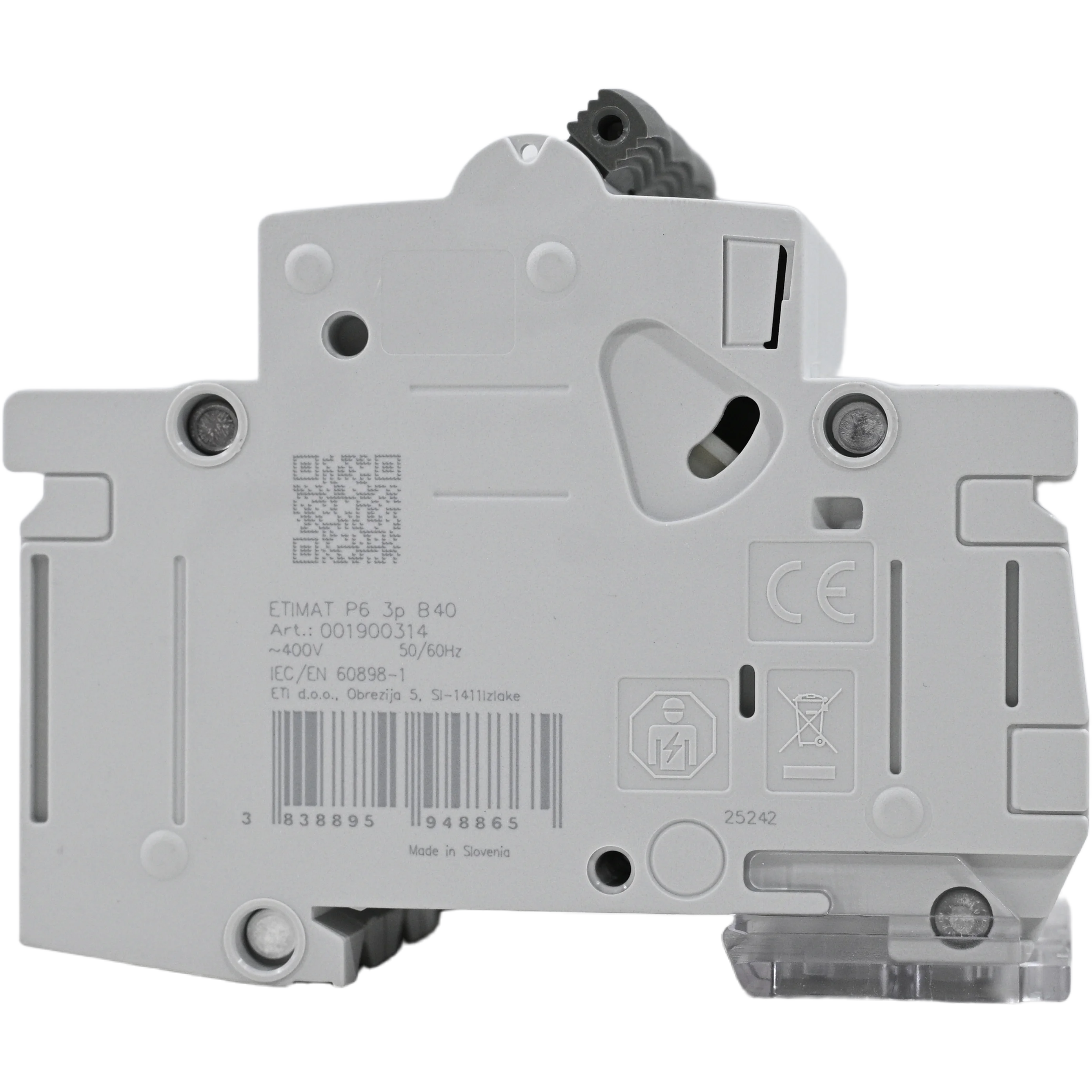Disjunctor automat MCB curba B 40A 3P ETI 001900314 [6]